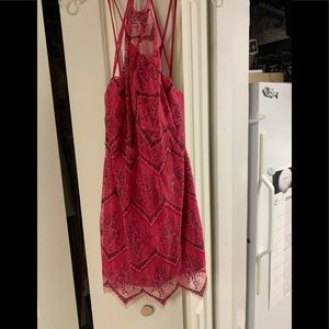 Free People cross cross open back dress